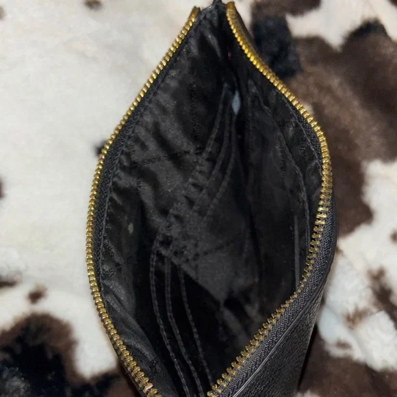 Michael Kors Black Pebbled Leather Clutch - Picture 6 of 6